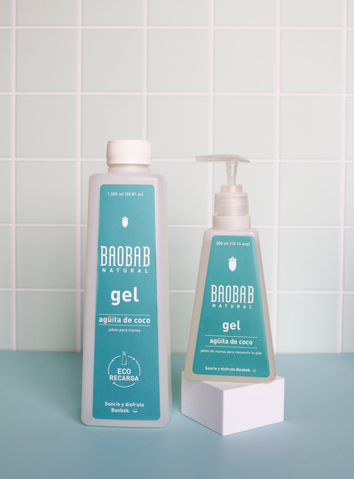 Pack Jabón en Gel Agüita de Coco 300 ml + Refill