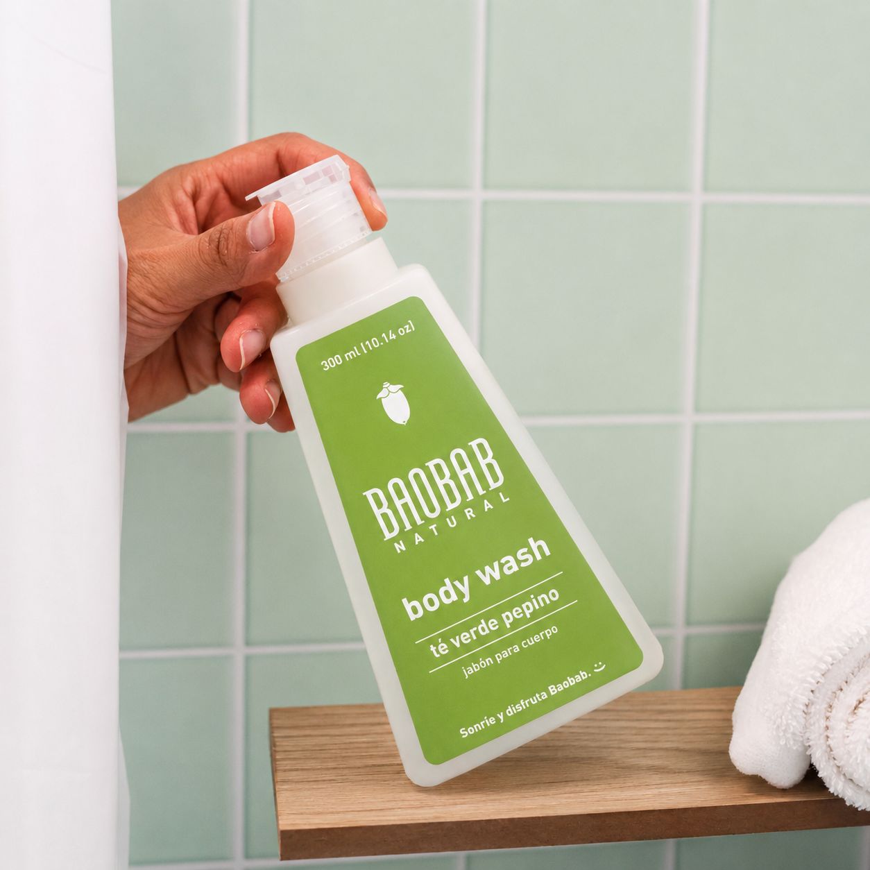 Body Wash Té Verde Pepino
